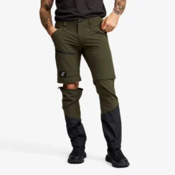 Range Pro Stretch T Zip-off Pants Herren Forest Night/Anthracite