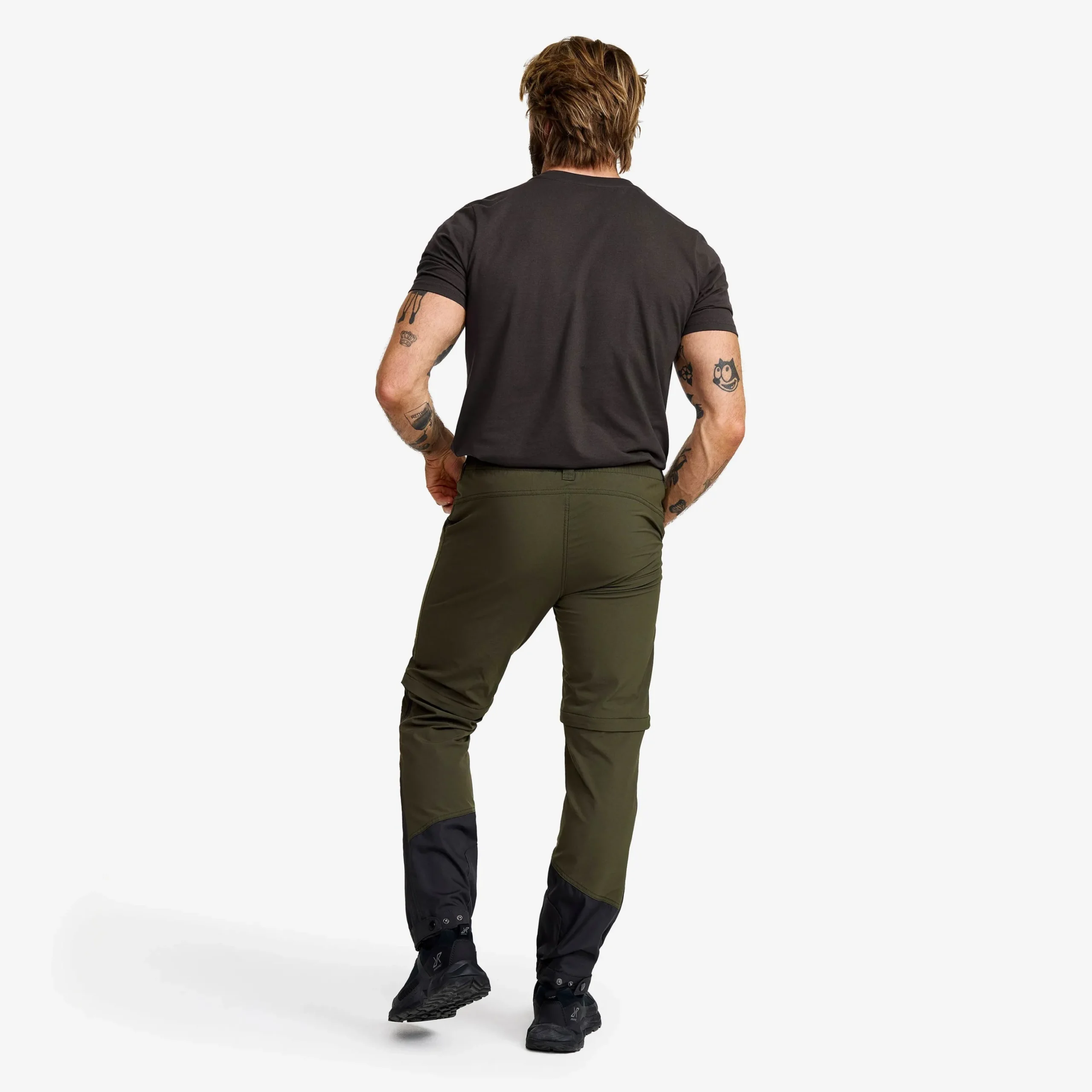 Range Pro Stretch T Zip-off Pants Herren Forest Night/Anthracite