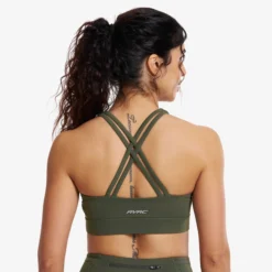 Rapid Medium Sports Bra Damen Kambaba Green