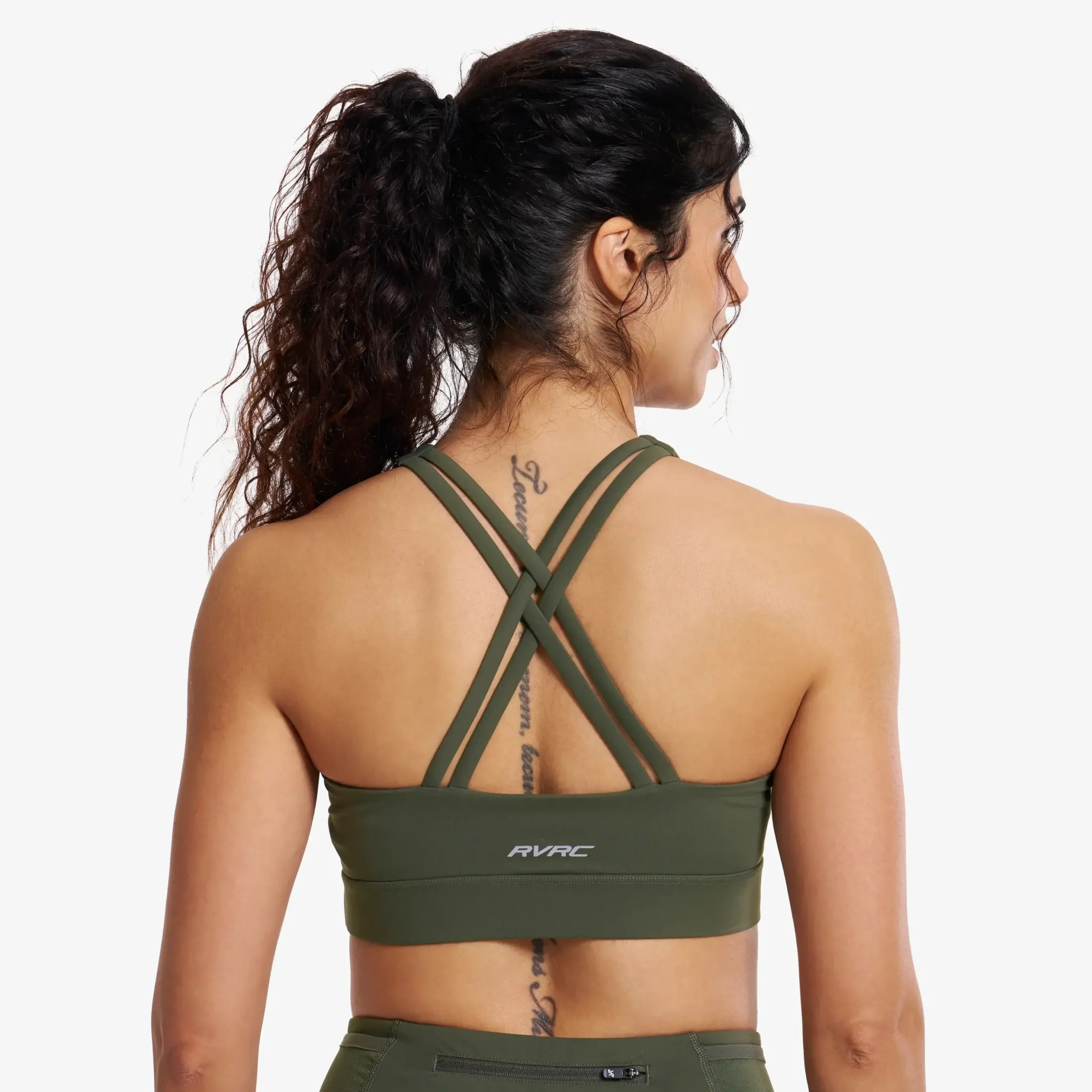 Rapid Medium Sports Bra Damen Kambaba Green
