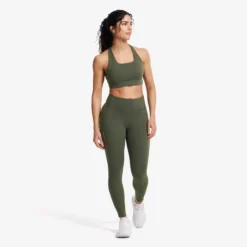 Rapid Medium Sports Bra Damen Kambaba Green
