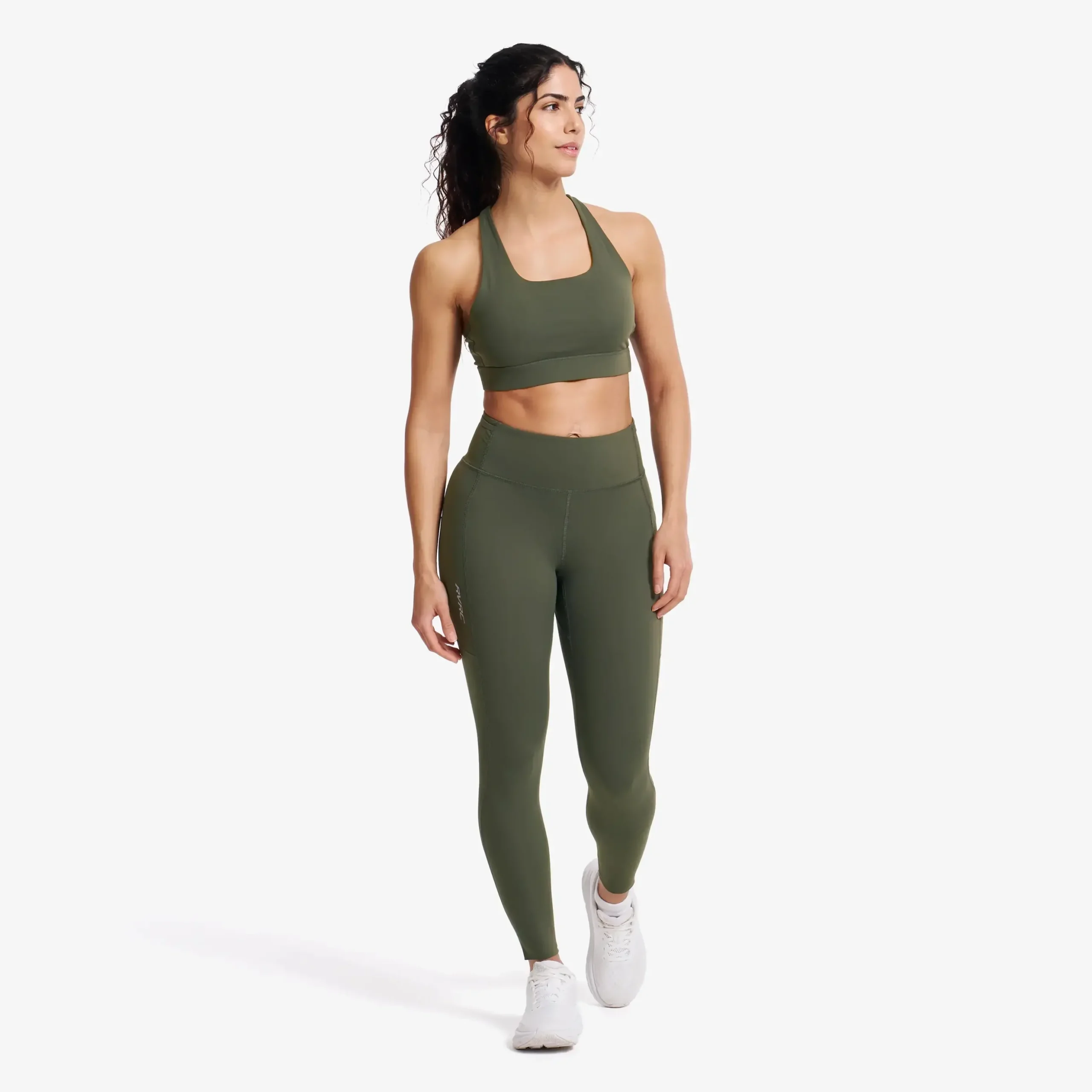 Rapid Medium Sports Bra Damen Kambaba Green
