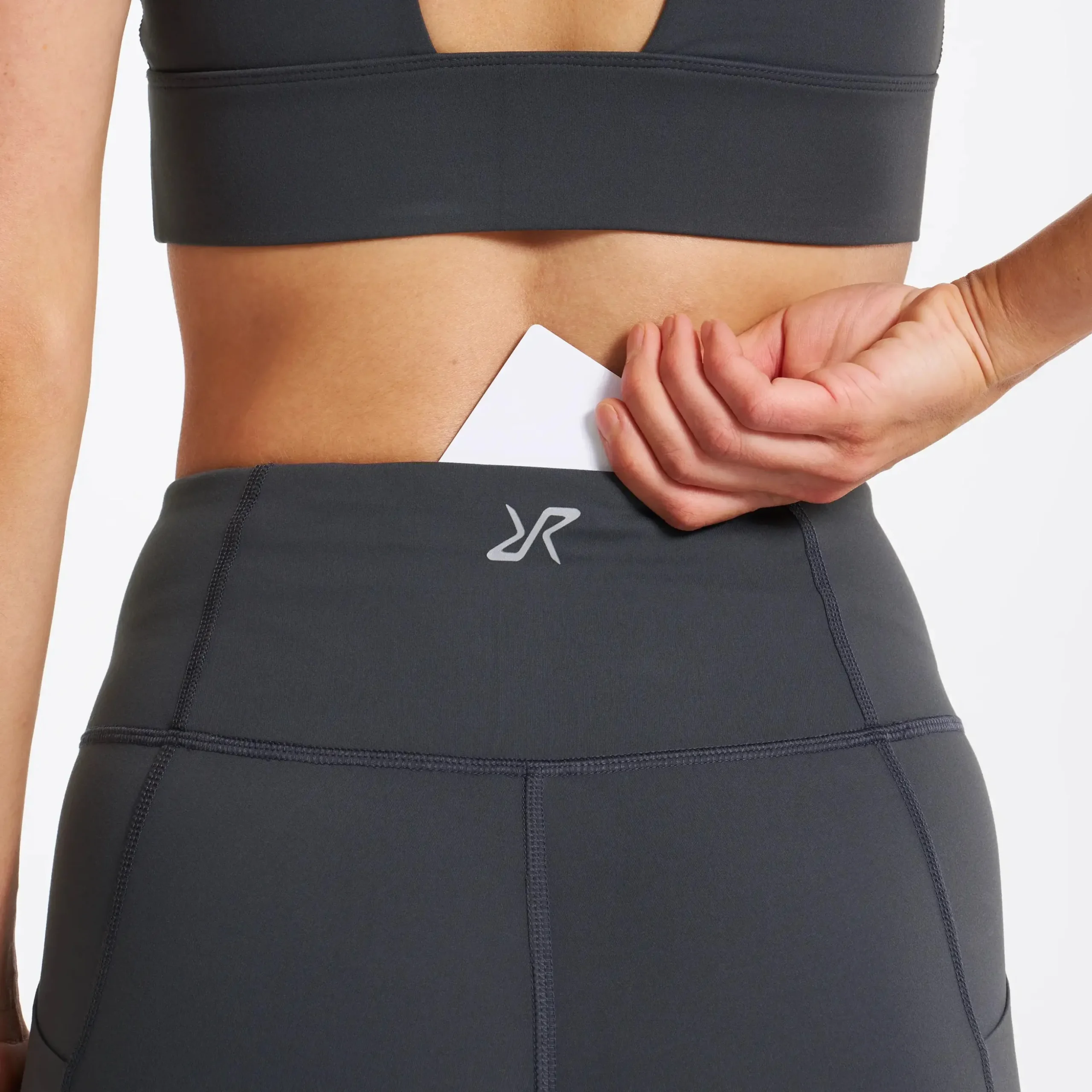 Rapid Pocket Leggings Damen Anthracite