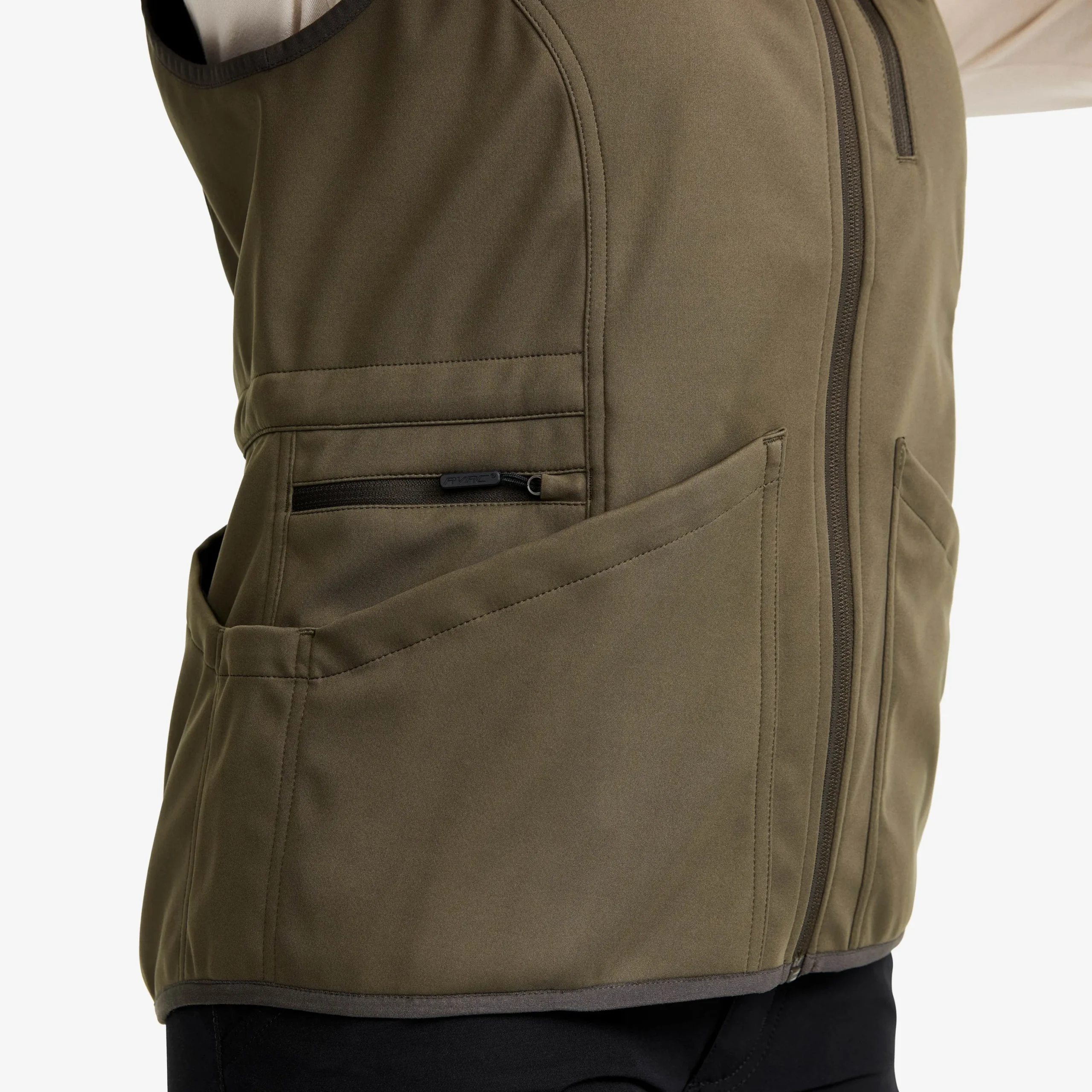 Responder Softshell Vest Damen Light Moss Gray