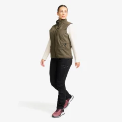 Responder Softshell Vest Damen Light Moss Gray