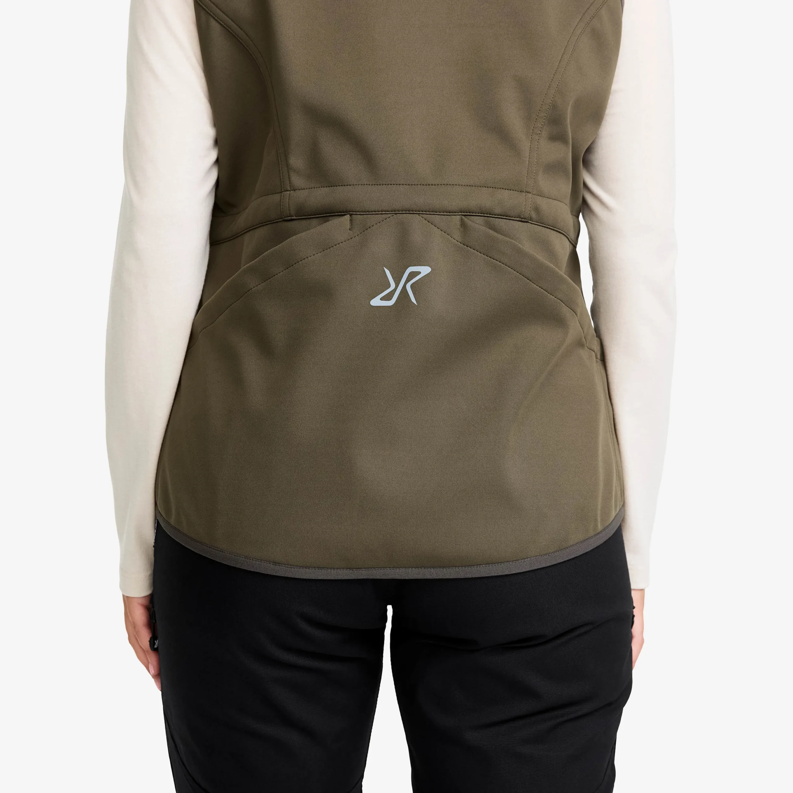 Responder Softshell Vest Damen Light Moss Gray