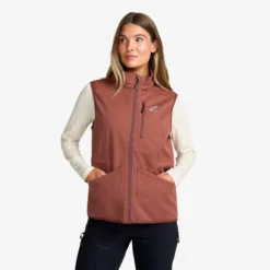 Responder Softshell Vest Damen Pink Mahogany