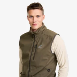 Responder Softshell Vest Herren Light Moss Gray