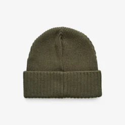 Ribbed Patch Beanie Forest Night