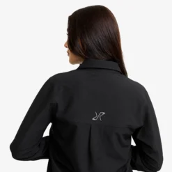 Ridge Half-zip Stretch Shirt Damen Black