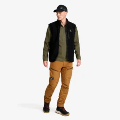Ridge Half-zip Stretch Shirt Herren Grape Leaf/Forest Night