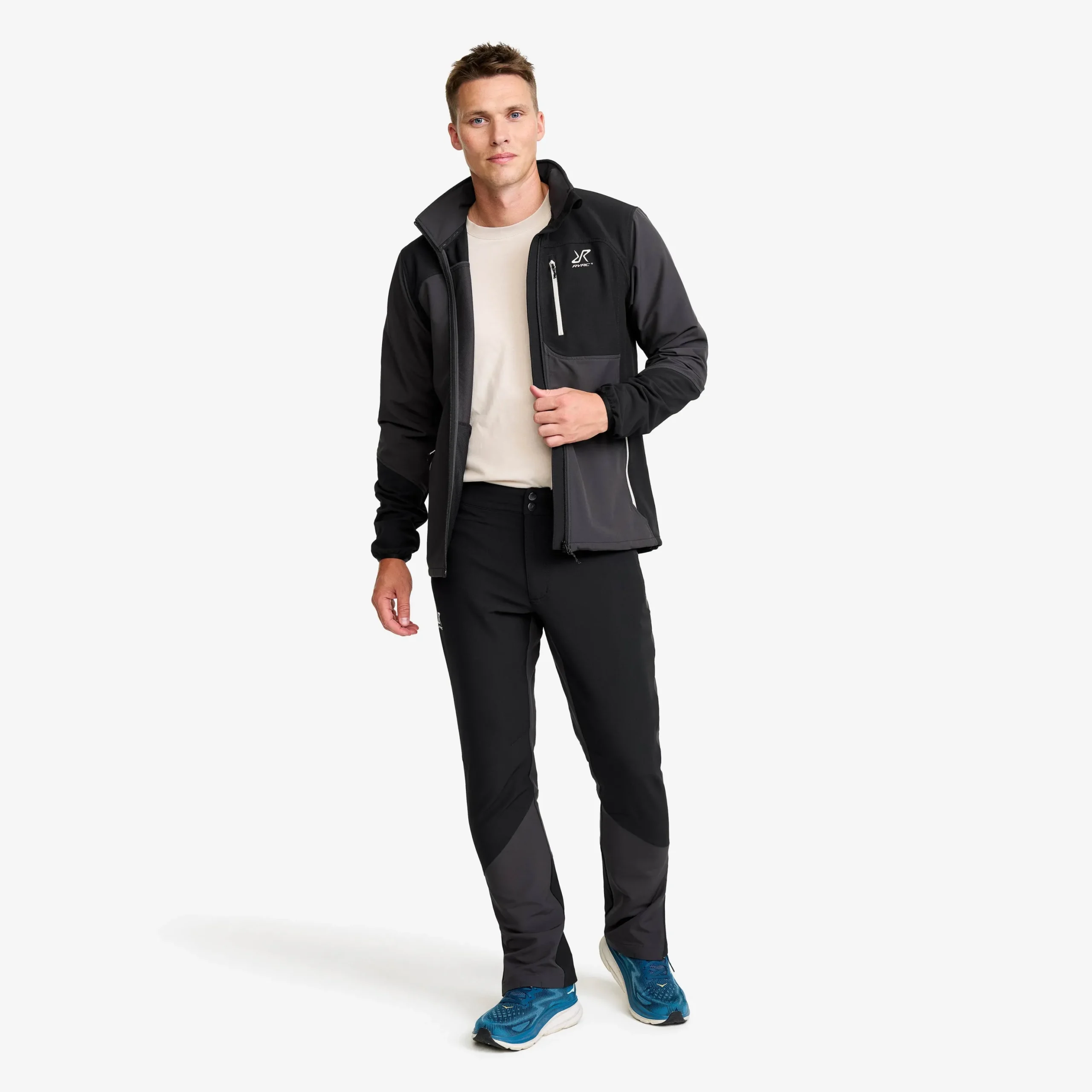 Ridge Trek Stretch Jacket Herren Black/Anthracite