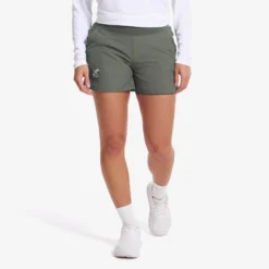 Rise 2-in-1 Shorts Damen Balsam Green