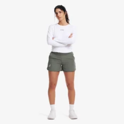 Rise 2-in-1 Shorts Damen Balsam Green