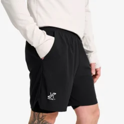 Rise 2-in-1 Shorts Herren Black