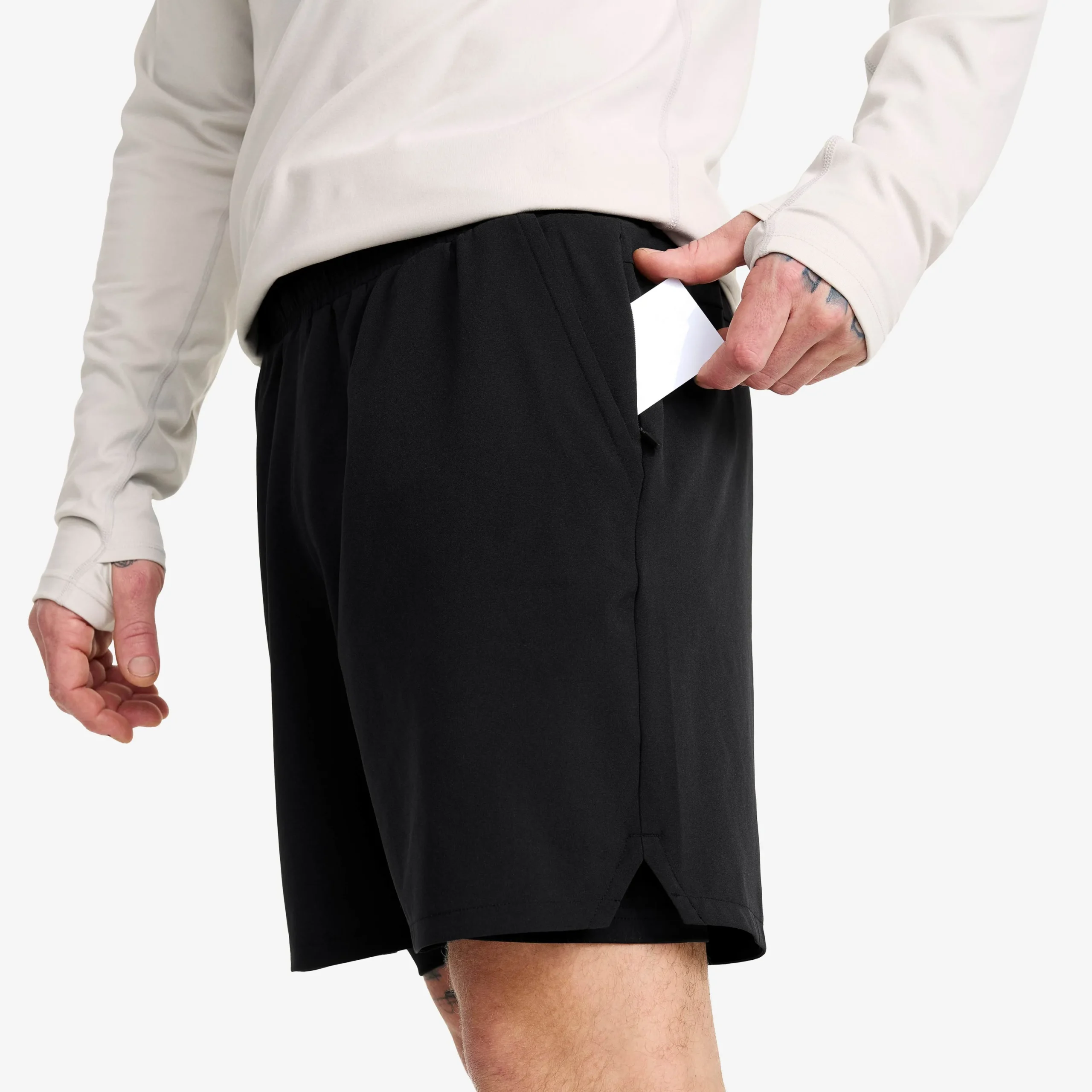 Rise 2-in-1 Shorts Herren Black