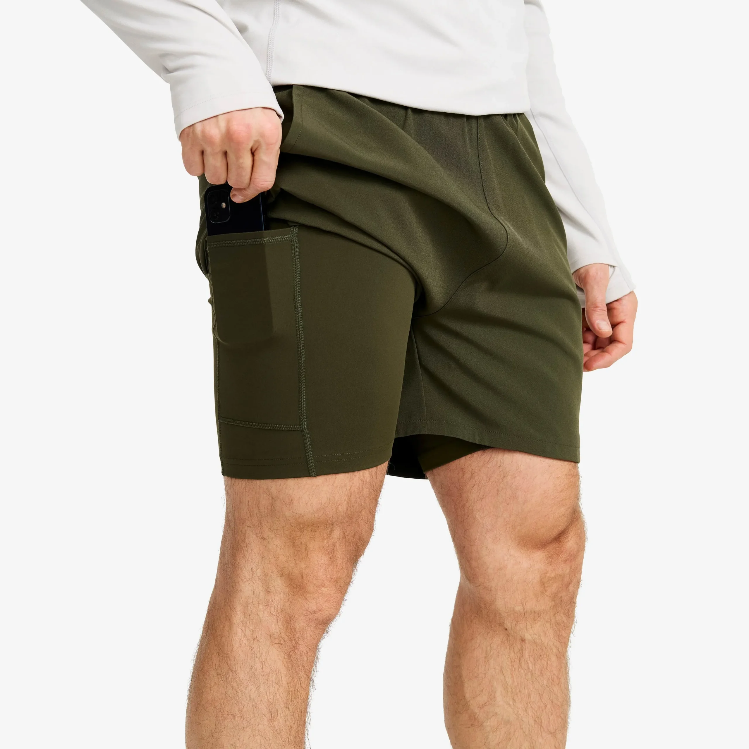 Rise 2-in-1 Shorts Herren Forest Night
