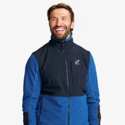 River Hybrid Fleece Jacket Herren Classic Blue
