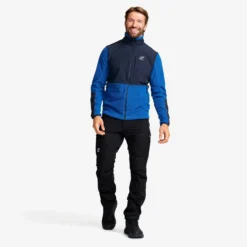 River Hybrid Fleece Jacket Herren Classic Blue