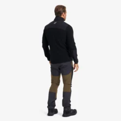 River Hybrid Fleece Jacket Herren Black