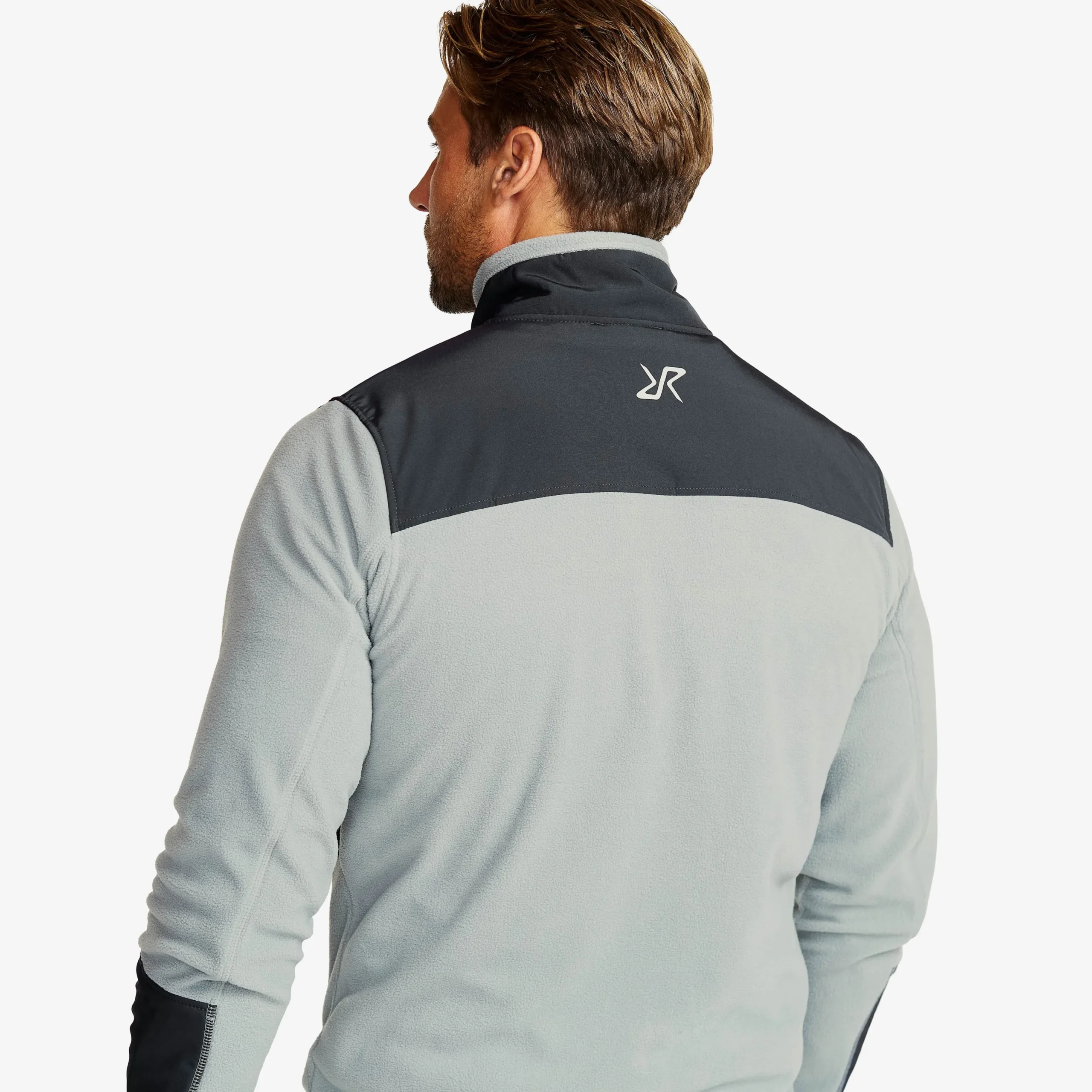 River Hybrid Fleece Jacket Herren Limestone Grey