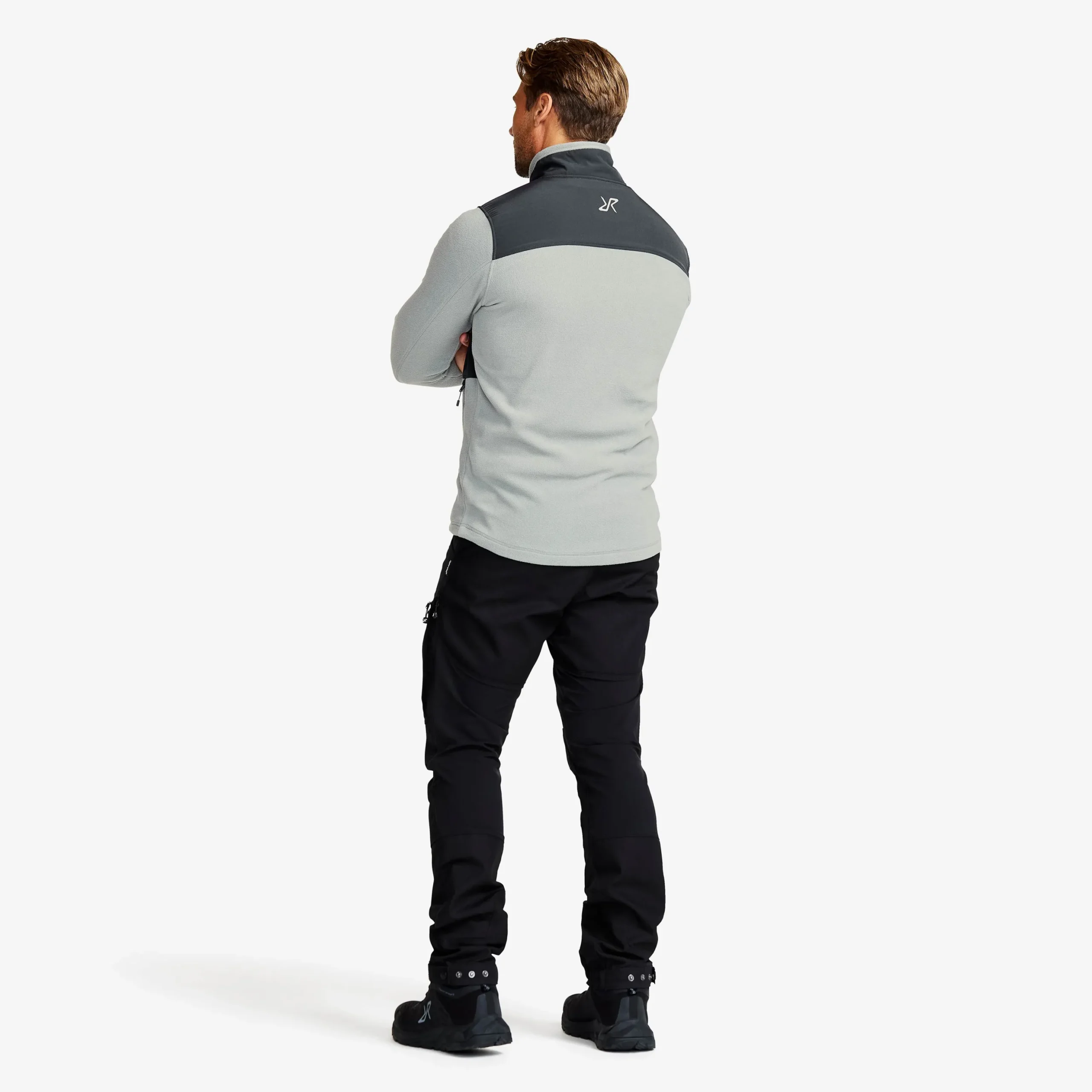 River Hybrid Fleece Jacket Herren Limestone Grey