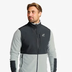 River Hybrid Fleece Jacket Herren Limestone Grey