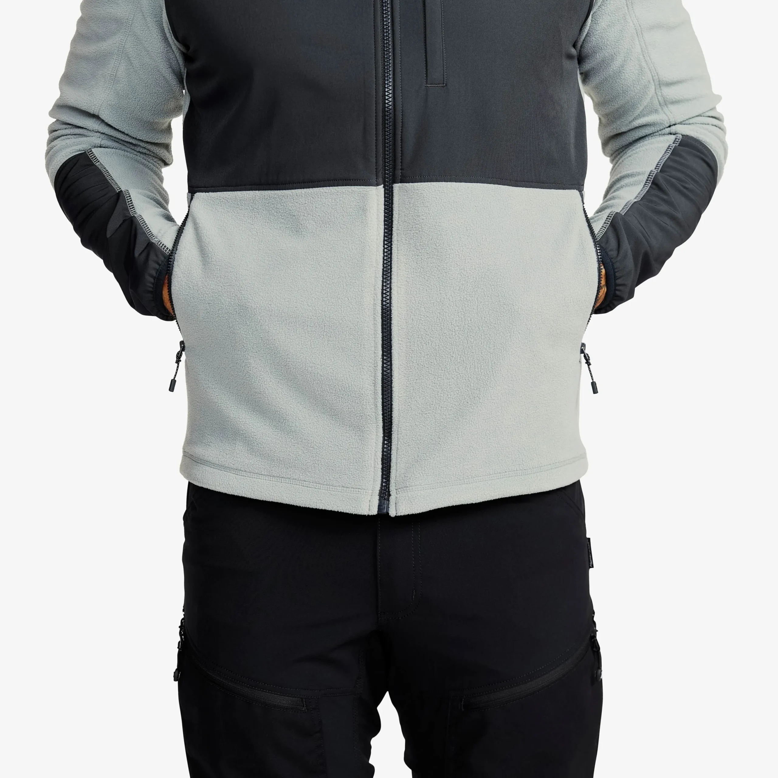 River Hybrid Fleece Jacket Herren Limestone Grey