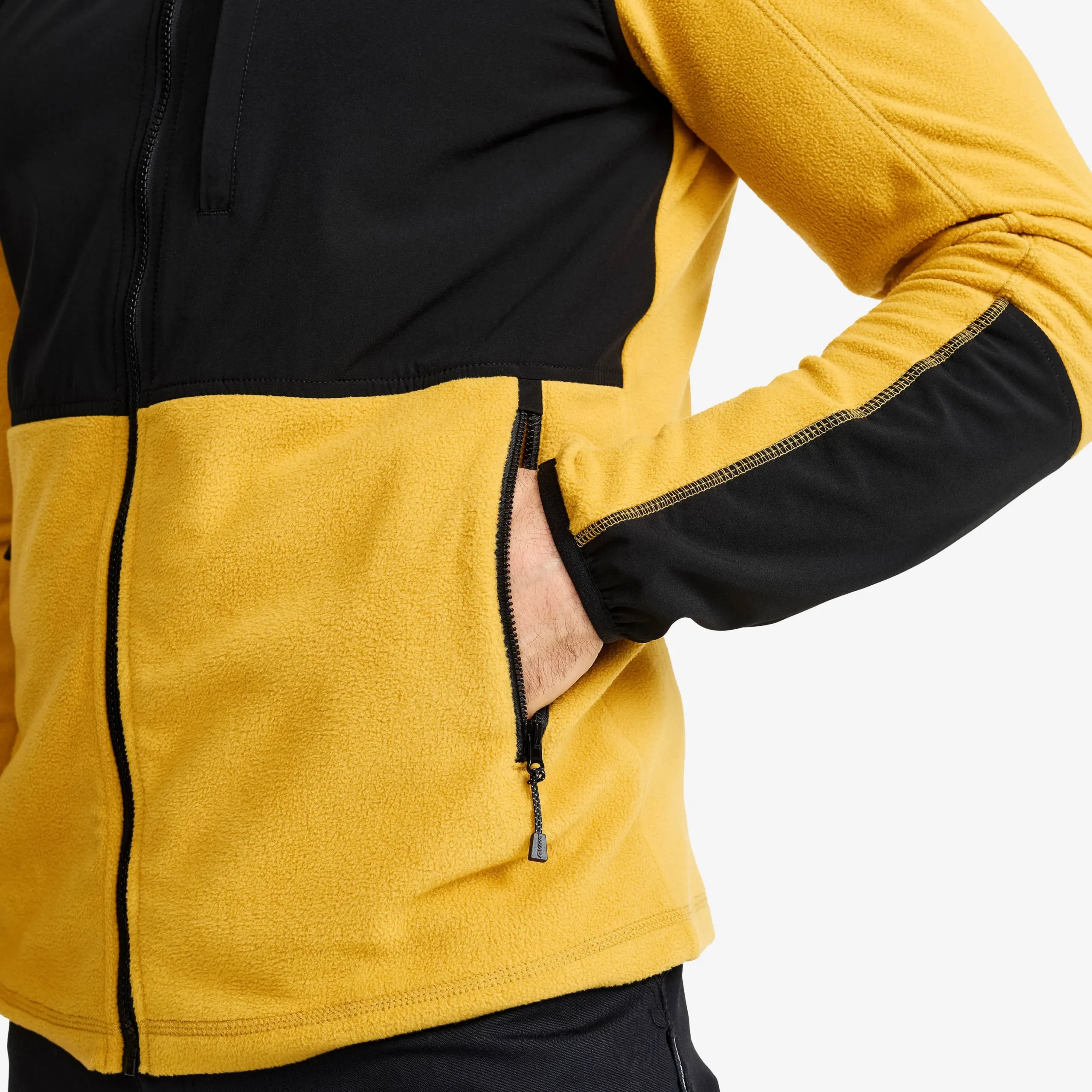 River Hybrid Fleece Jacket Herren Harvest Gold