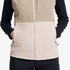 River Hybrid Fleece Vest Damen Peyote