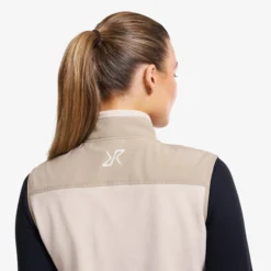 River Hybrid Fleece Vest Damen Peyote