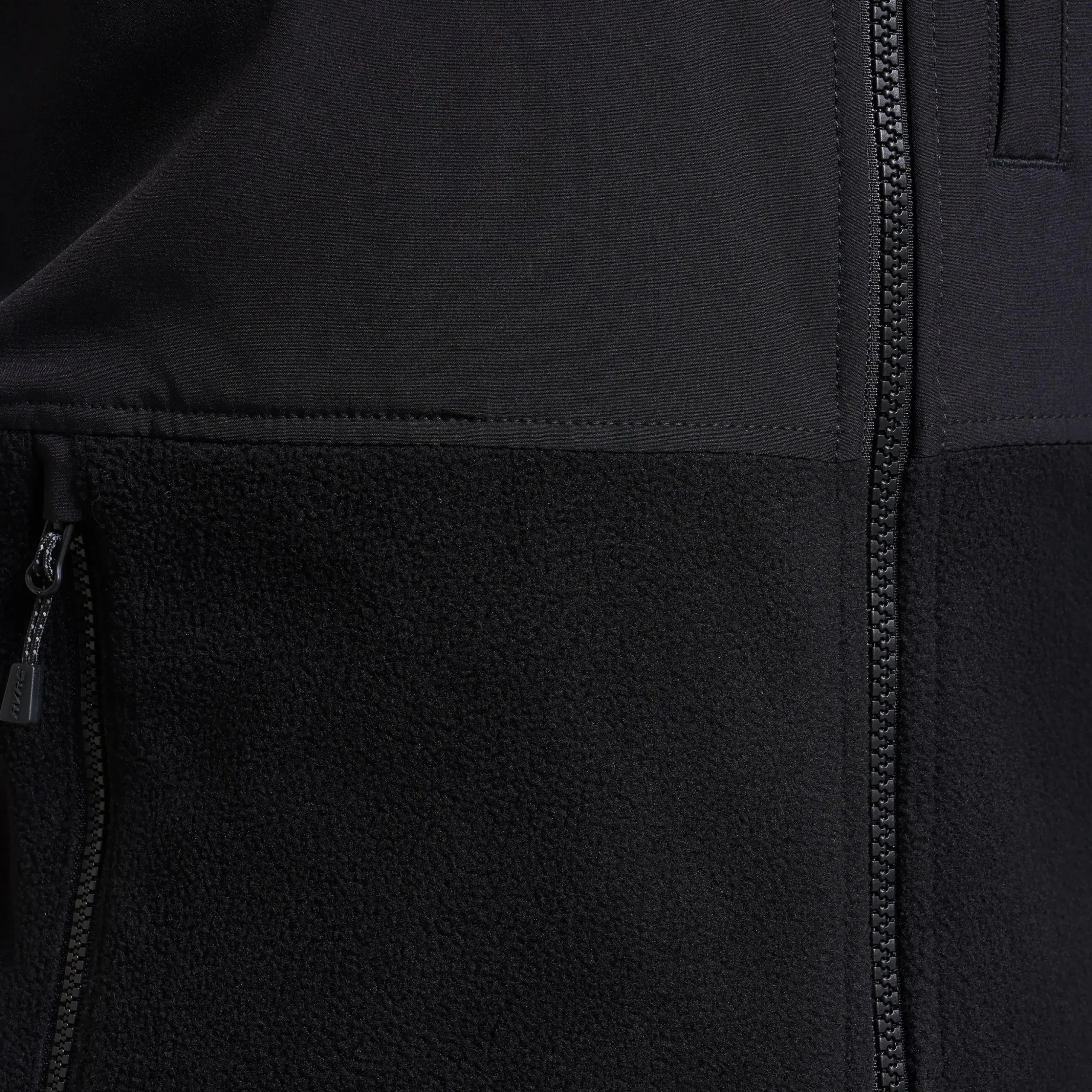 River Hybrid Fleece Vest Damen Black