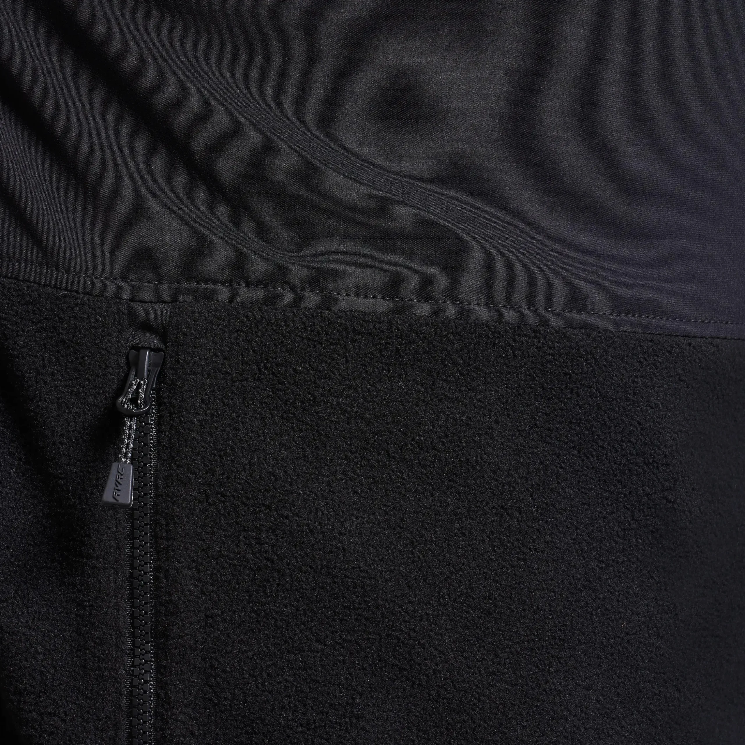 River Hybrid Fleece Vest Herren Black