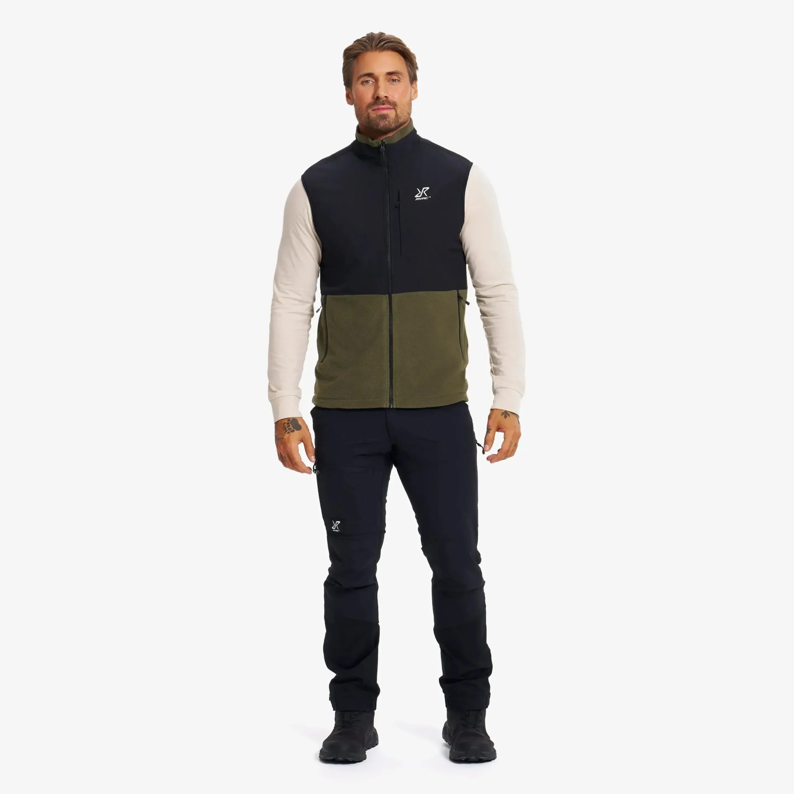 River Hybrid Fleece Vest Herren Grape Leaf