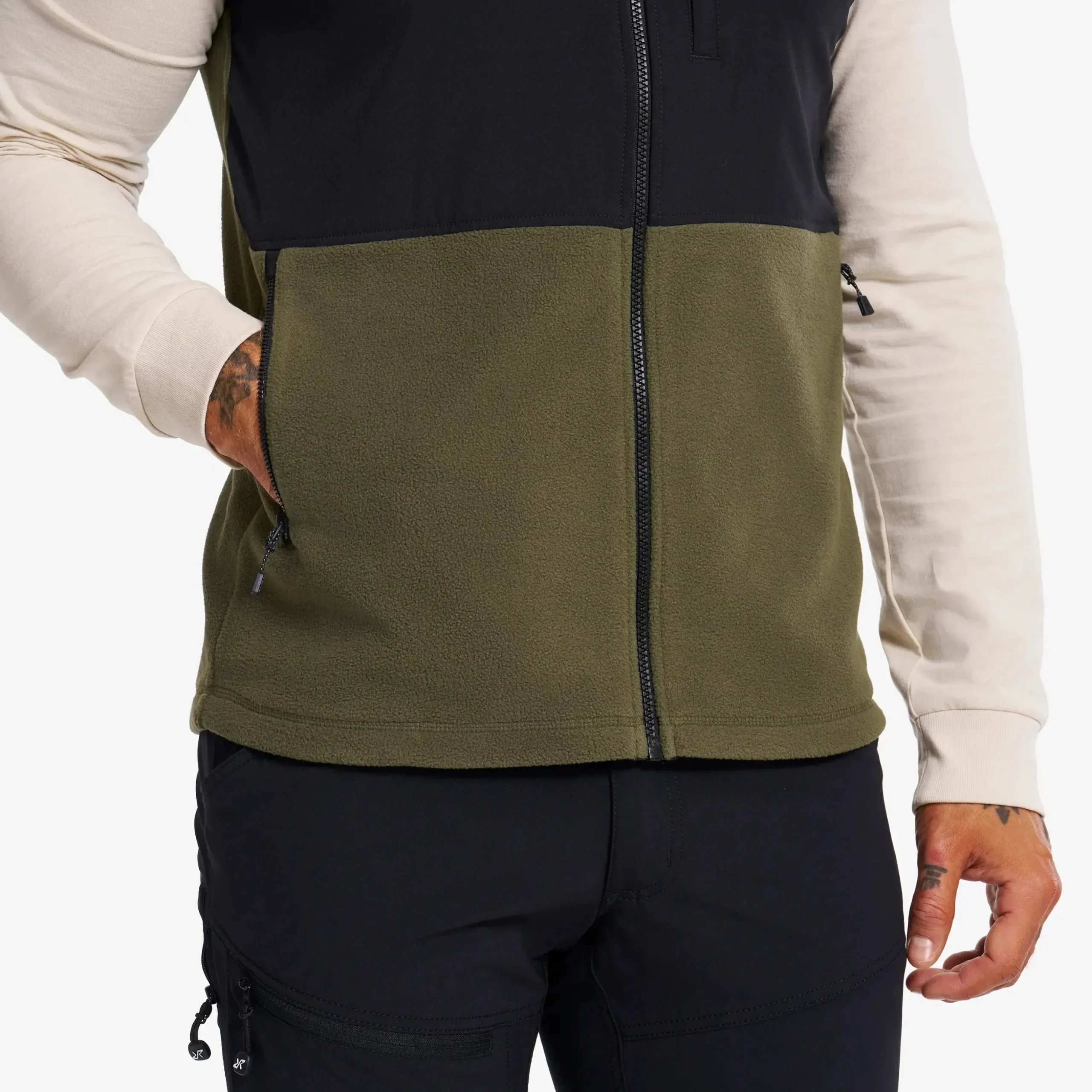 River Hybrid Fleece Vest Herren Grape Leaf