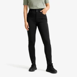 Root High-waist Stretch Jeans Damen Black