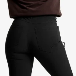 Root High-waist Stretch Jeans Damen Black
