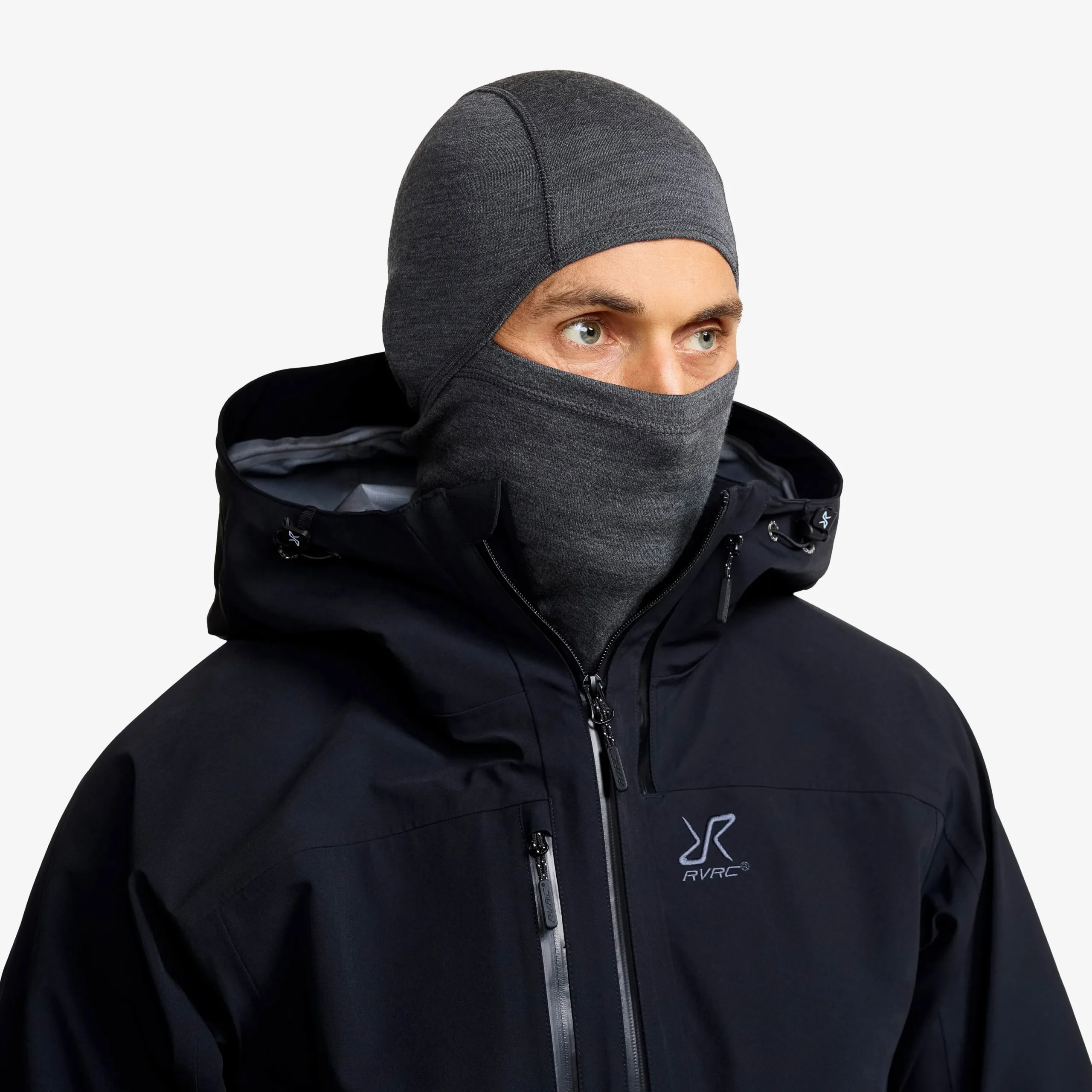 Route Merino Balaclava Dark Grey Melange