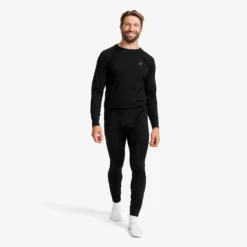 Route Merino Light Base Layer Pants Herren Black