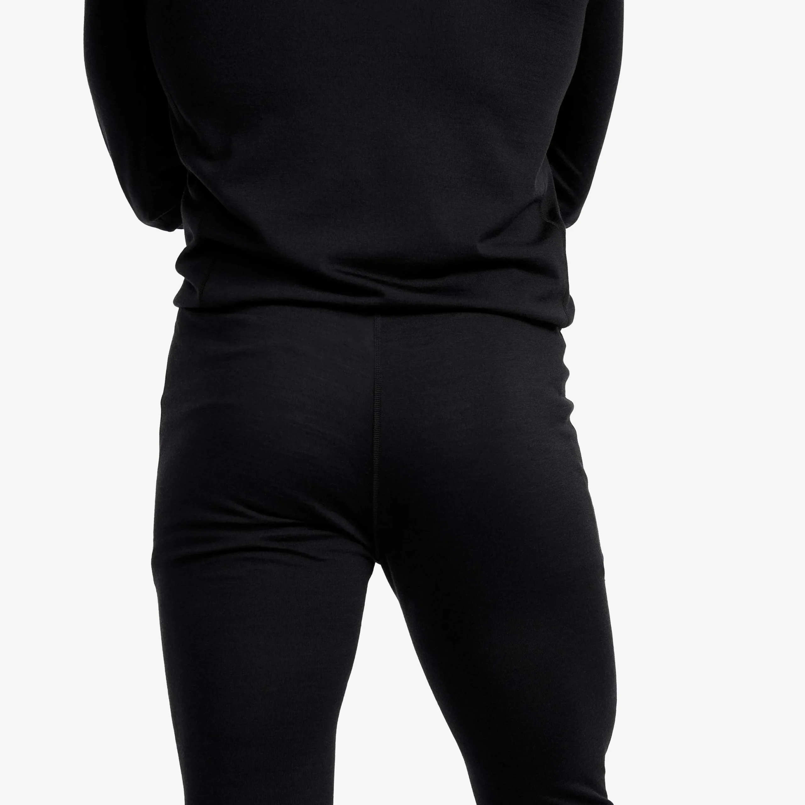Route Merino Light Base Layer Pants Herren Black