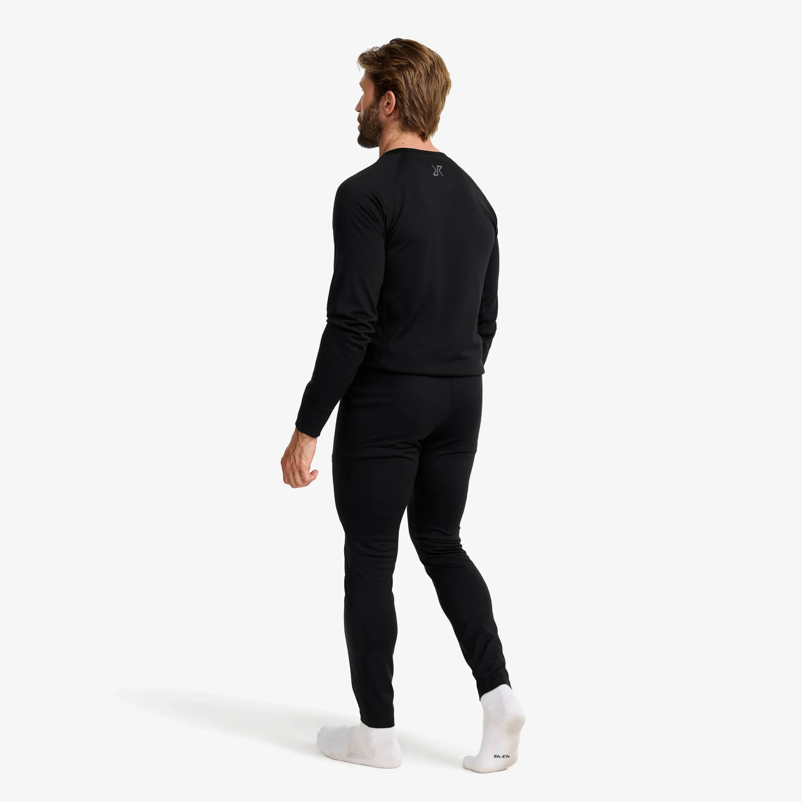 Route Merino Light Base Layer Pants Herren Black