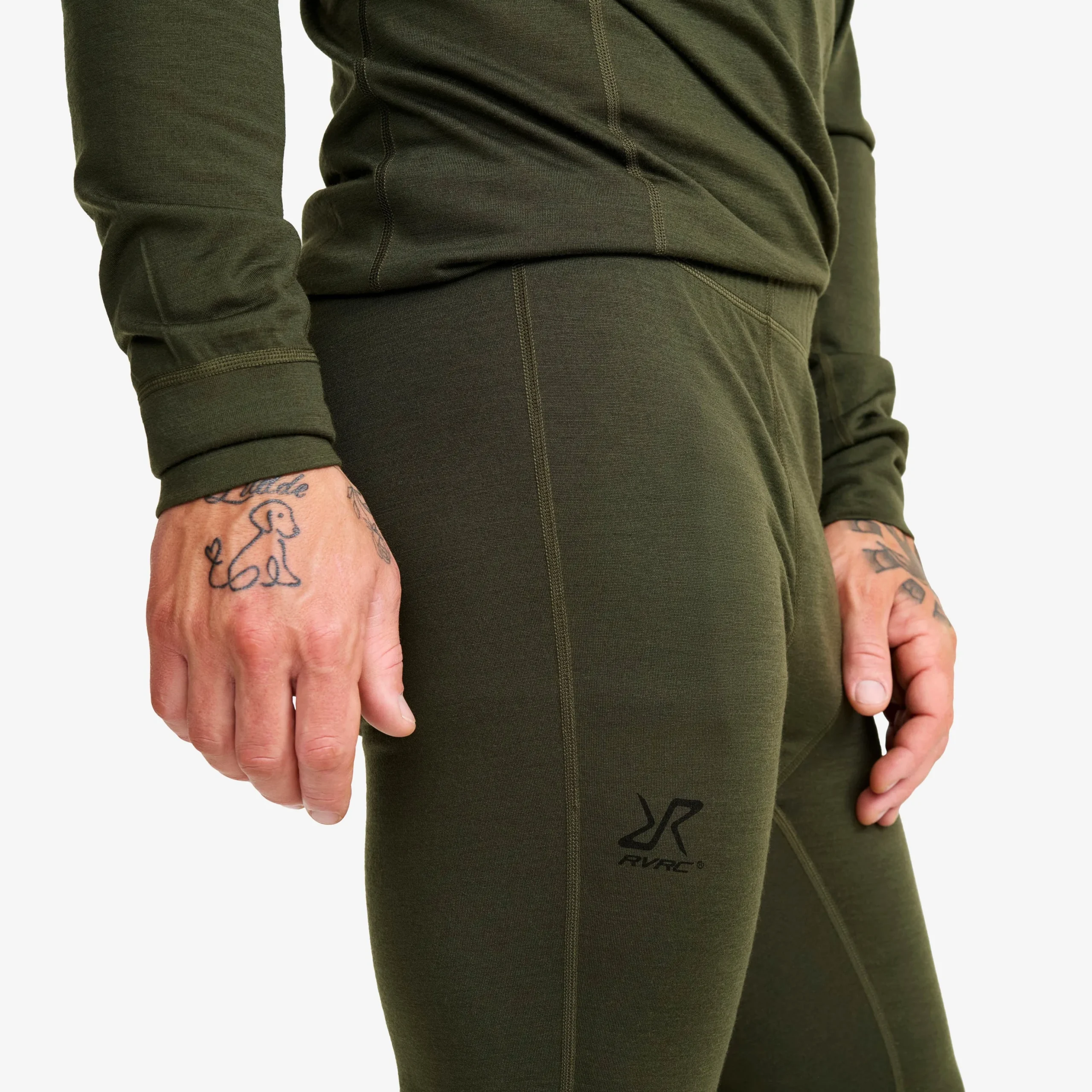 Route Merino Light Base Layer Pants Herren Forest Night