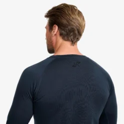 Route Merino Light Base Layer Top Herren Deep Navy