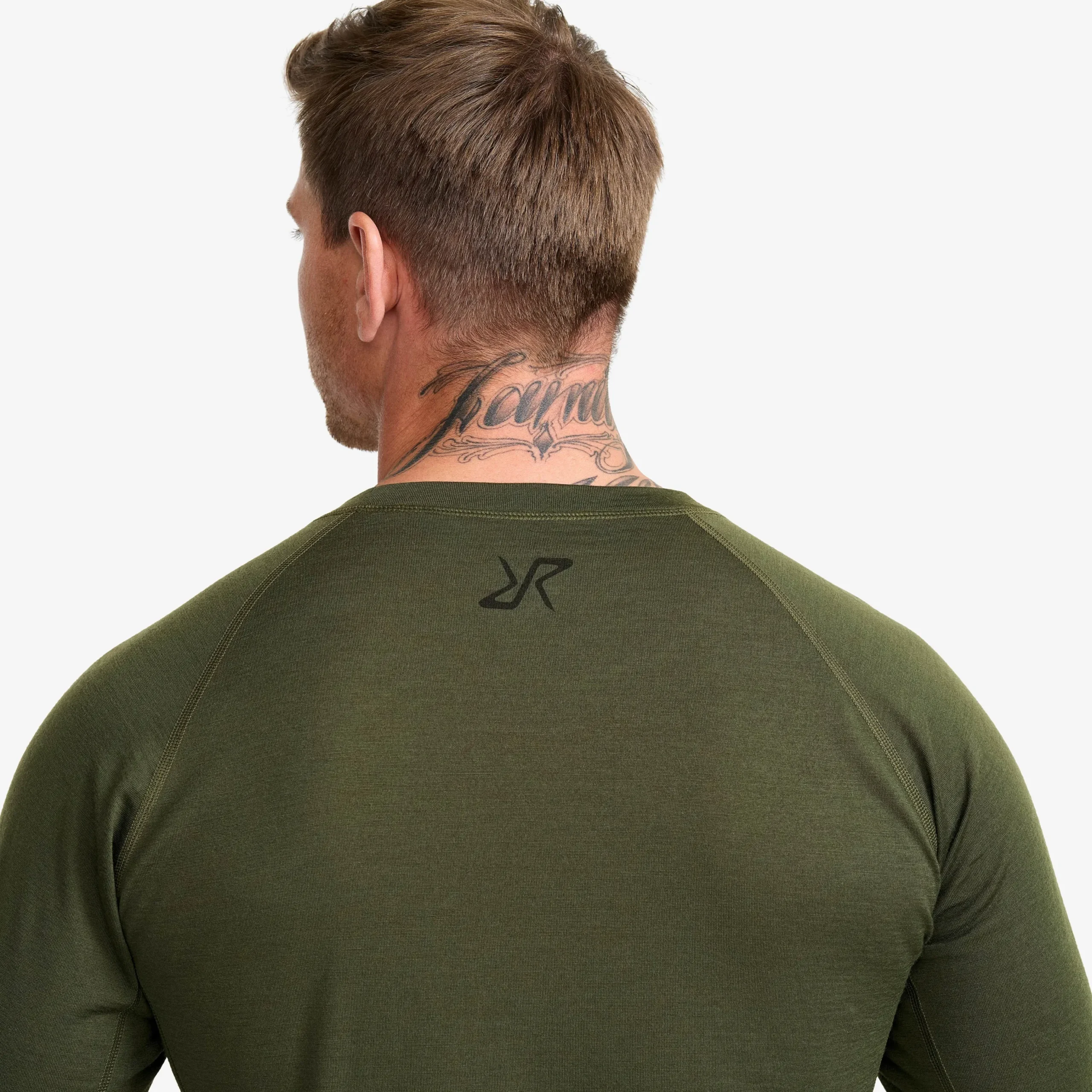 Route Merino Light Base Layer Top Herren Forest Night