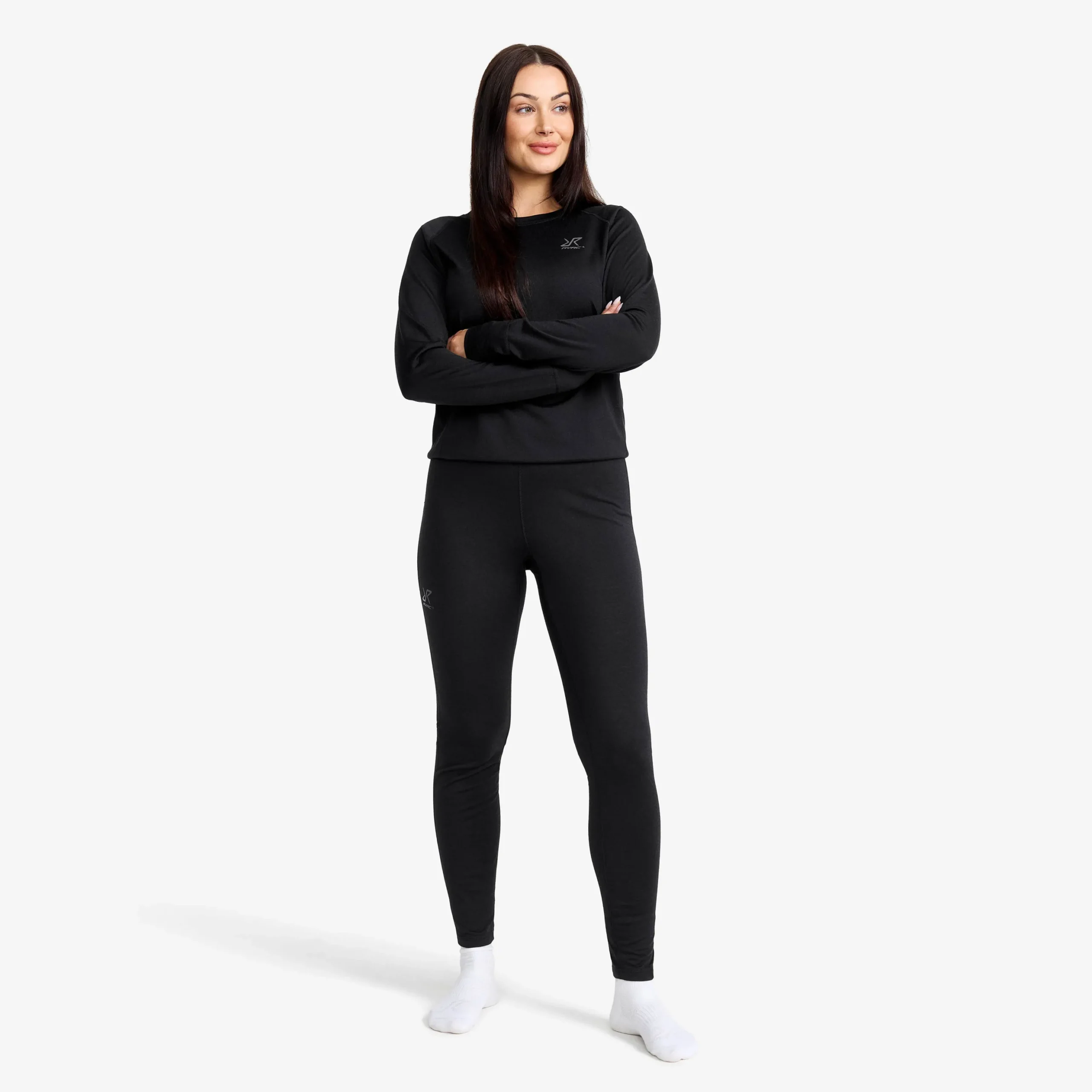 Route Merino Light Base Layer Pants Damen Black