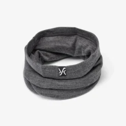Route Merino Neck Gaiter Dark Grey Melange