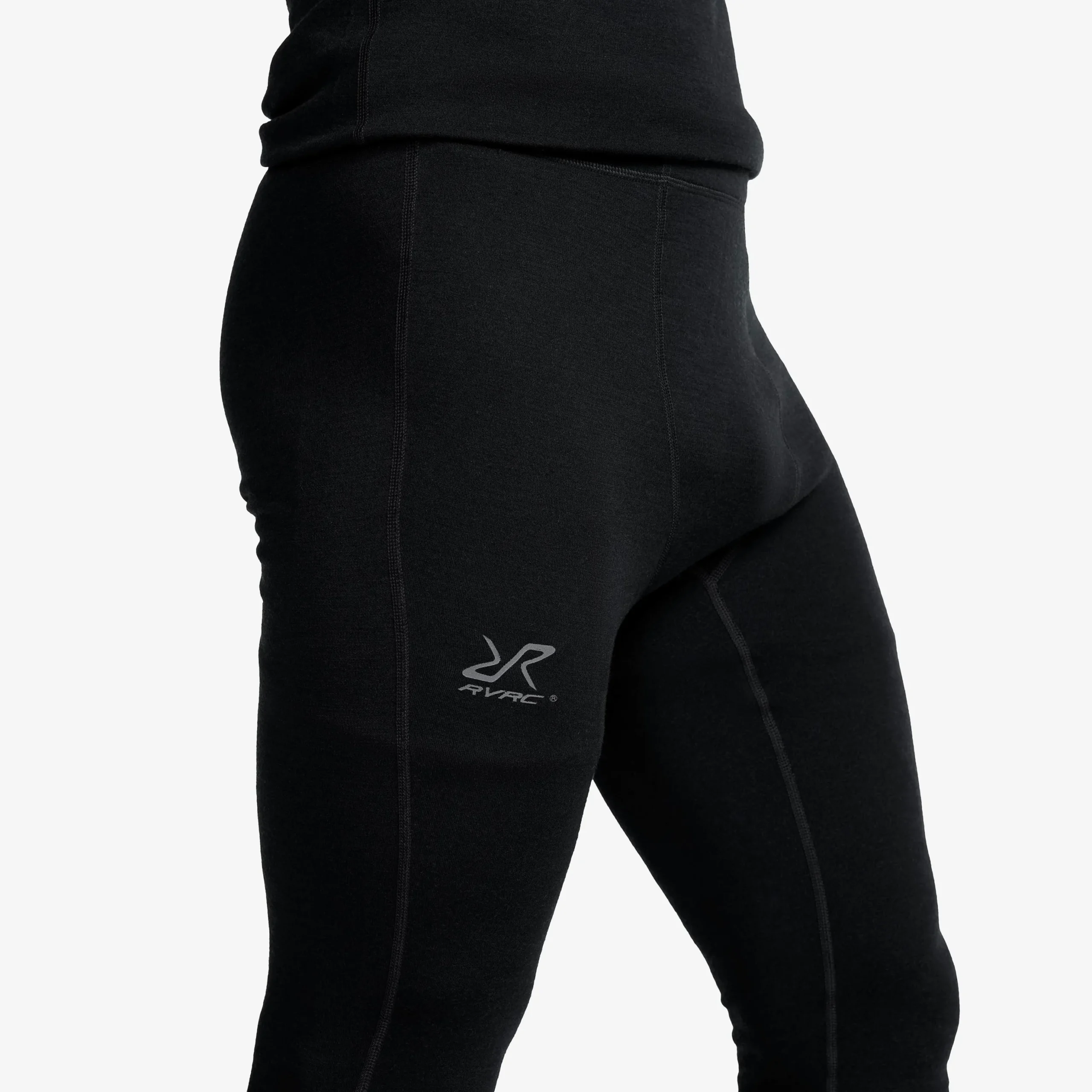 Route Merino Warm Base Layer Pants Herren Black