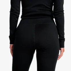 Route Merino Warm Base Layer Pants Damen Black
