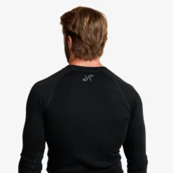 Route Merino Warm Base Layer Top Herren Black
