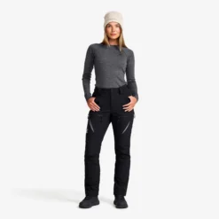 Route Merino Warm Base Layer Top Damen Dark Grey Melange